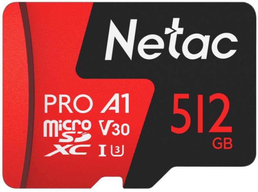 Карта памяти Netac microSDHC P500 Pro 512GB (NT02P500PRO-512G-S)
