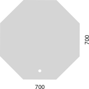 Зеркало Corozo Каре 70х70 сенсор (SD-00000853) в Москвe