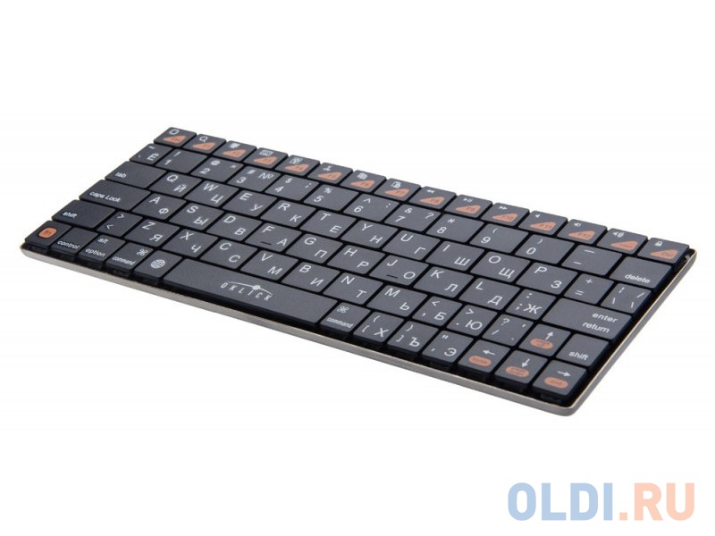 Клавиатура Oklick 840S черный беспроводная BT slim