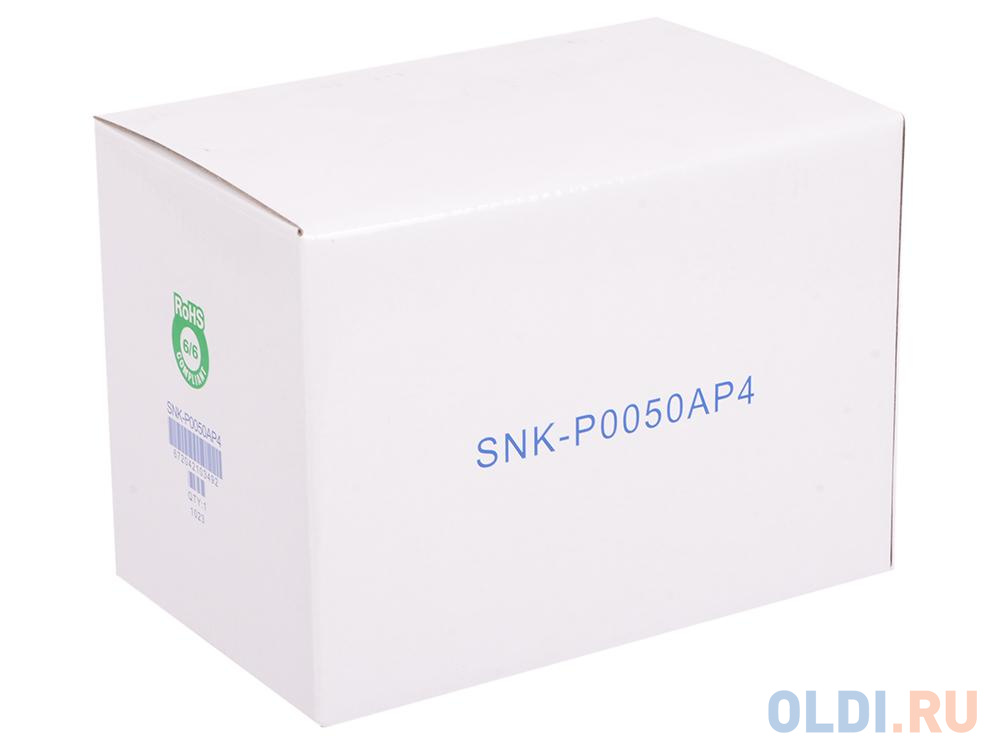 Радиатор с вентилятором SuperMicro SNK-P0050AP4 4U UP, DP Servers, LGA2011, Square and Narrow ILMs, 93x126x105