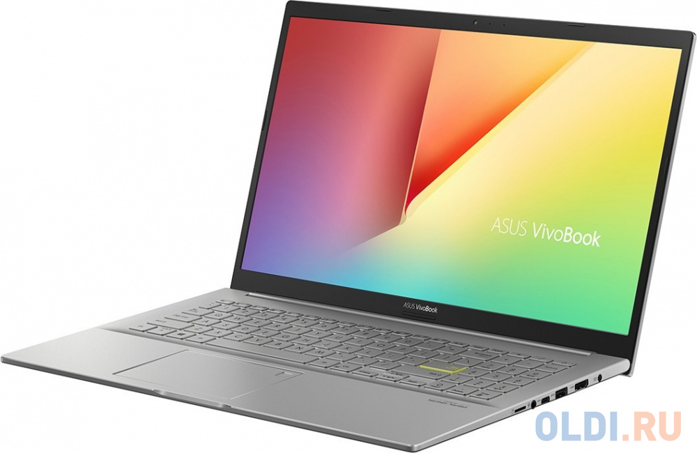 Ноутбук 15.6" OLED FHD Asus K513EA-L13419W silver (Core i5 1135G7/16Gb/512Gb SSD/VGA Int/W11) (90NB0SG1-M017U0)