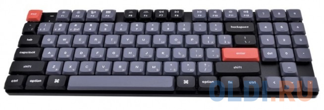 Беспроводная механическая клавиатура QMK Keychron K13 Pro, 90 клавиш, Hot-Swap, Gateron low profile Blue Switch в Москвe