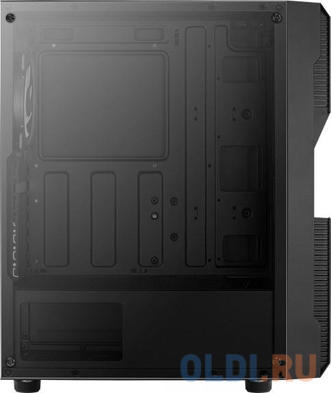 Корпус ATX Aerocool Ore Saturn FRGB-G-BK-v1 Без БП чёрный