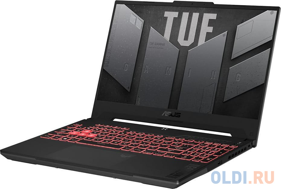 Ноутбук ASUS TUF FX507VI-F15.I74070 15.6" 1920x1080/Intel Core i7-13620H/RAM 16Гб/SSD 1Тб/RTX 4070 8Гб/ENG|RUS/Windows 11 Home серый 2.2 кг 90NR0