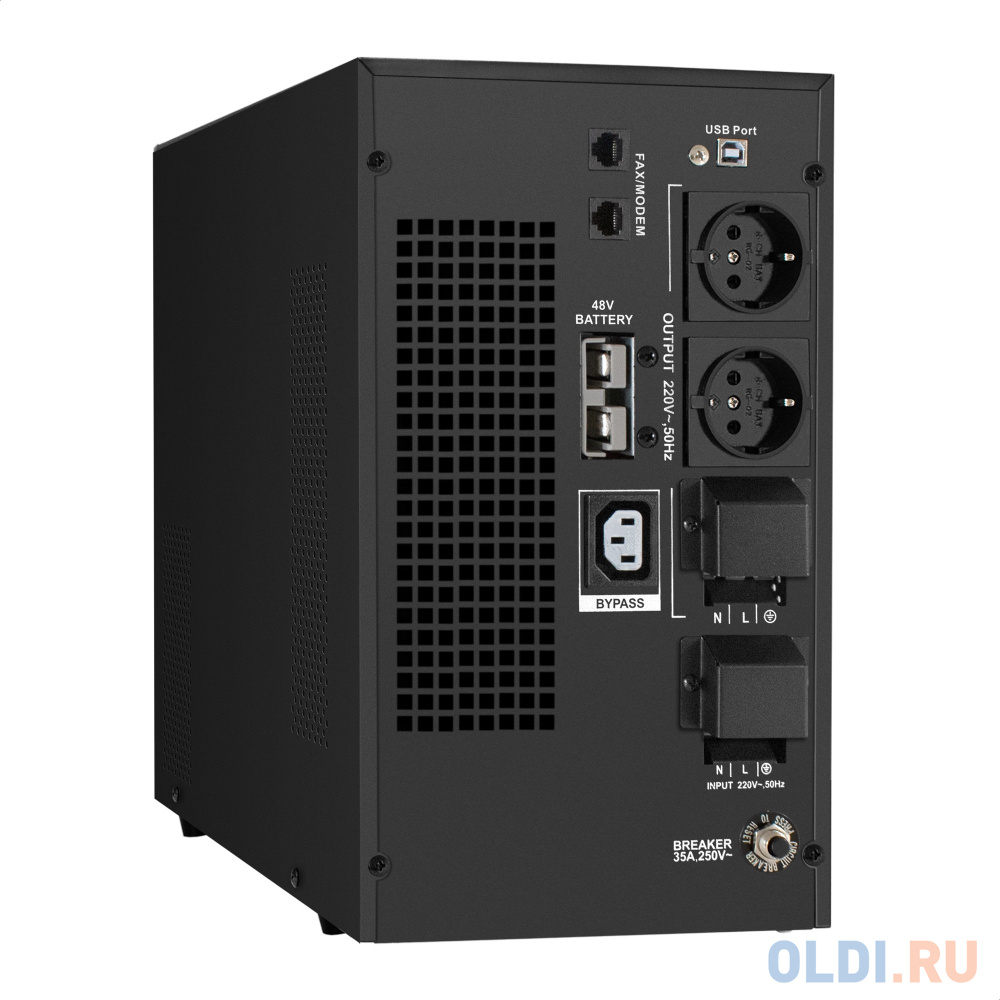 Комплект ИБП EX295991RUS + батарея 55Aч EX285652RUS 4шт (инвертор, синус, для котла) ExeGate SineTower SZ-5000.LCD.AVR.2SH.1C13.T.RJ.USB <5000VA/40