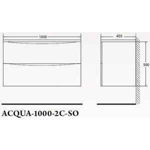 Тумба с раковиной BelBagno Acqua 100 rovere rustico (ACQUA-1000-2C-SO-RR, BB1000/455-LV-MR-ALR) в Москвe