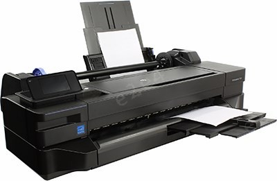 Принтер струйный HP Designjet T120, A1/24", 4-х цветный, 600x600dpi, сетевой, Wi-Fi, USB (CQ891C)