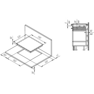 Индукционная варочная панель Kuppersberg ICS 604 GR в Москвe