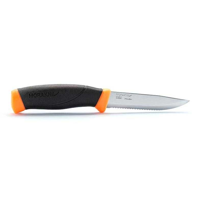Нож Morakniv Companion F Serrated, нержавеющая сталь, оранжевый
