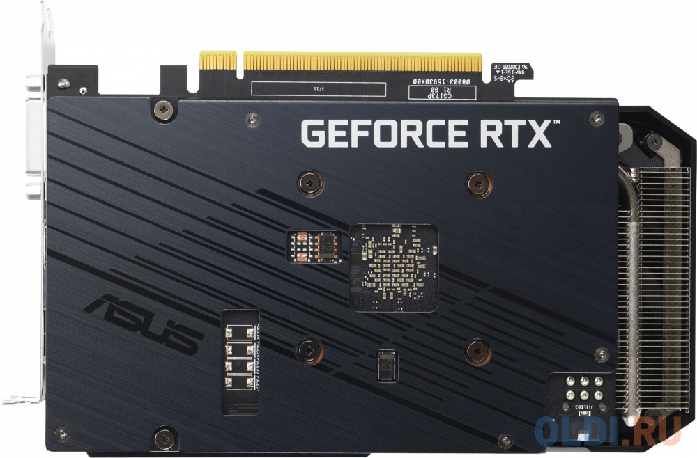 Видеокарта Asus PCI-E 4.0 DUAL-RTX3050-O8G-V2 NVIDIA GeForce RTX 3050 8192Mb 128 GDDR6 1822/14000 HDMIx1 DPx3 HDCP Ret в Москвe