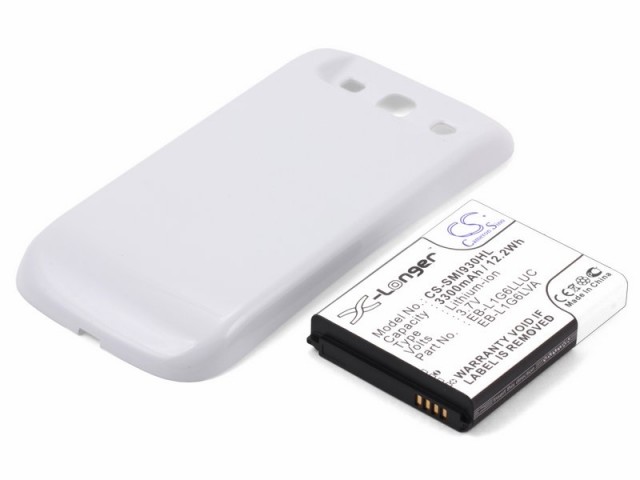 Аккумулятор XL CameronSino CS-SMI930WL для Samsung EB-L1G6LLA, EB-L1G6LLU, Li-Ion, 3300, 3.7V, с белой крышкой (P104.01389)