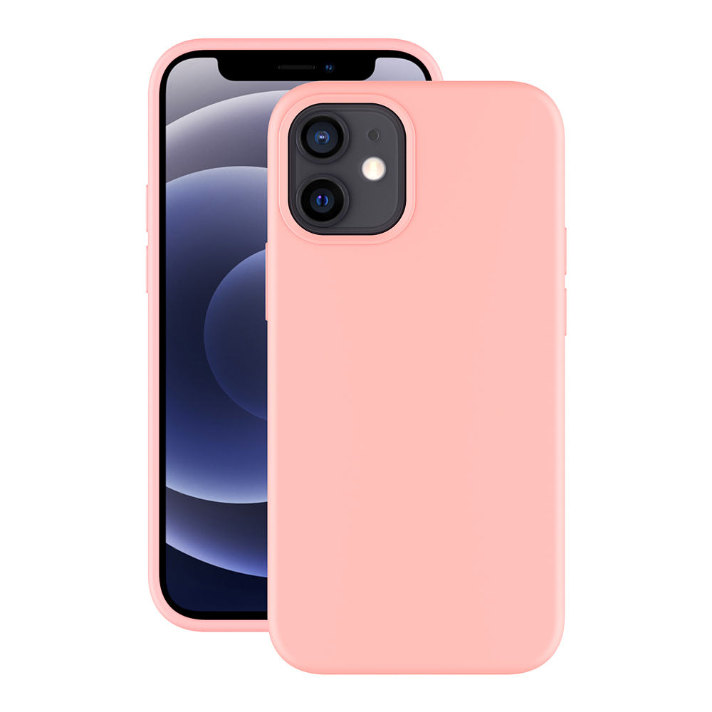 Чехол Deppa Gel Color для смартфона Apple iPhone 12 mini, термопластичный полиуретан (TPU), розовый (87763)