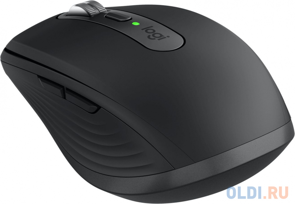 Мышь Logitech MX Anywhere 3 графитовый оптическая (4000dpi) беспроводная BT/Radio USB для ноутбука (5but)