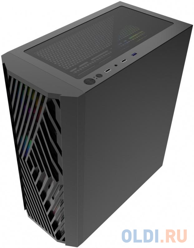 Корпус ATX Powercase Mistral P4B Без БП чёрный