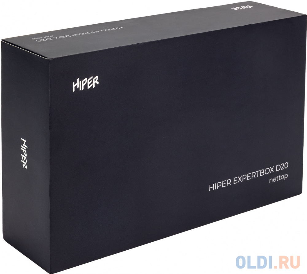 Неттоп Hiper ED20 i5 12400P (1.7) 16Gb SSD512Gb Iris Xe Windows 11 Professional GbitEth WiFi BT 65W черный (I5124R16N5WPG)