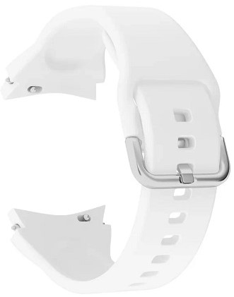 Ремешок Lyambda Avior для Samsung Galaxy Watch4, 20 мм, силиконовый, белый (DSJ-SW-01-WT)