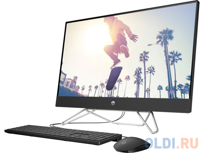 Моноблок/ HP 27-cb0024ur AiO   27"(1920x1080)/AMD Athlon 3050U(2.3Ghz)/4096Mb/256SSDGb/noDVD/Int:AMD Intergrated Graphics /Cam/WiFi/war 1y/Jack B в Москвe