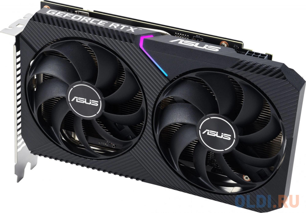 Видеокарта Asus PCI-E 4.0 DUAL-RTX3050-8G-V2 NVIDIA GeForce RTX 3050 8Gb 128bit GDDR6 1777/14000 HDMIx1 DPx3 HDCP Ret