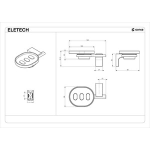 Мыльница Sonia Eletech (114078) в Москвe