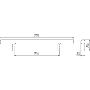 Ручка мебельная Siro 885-208ZN1