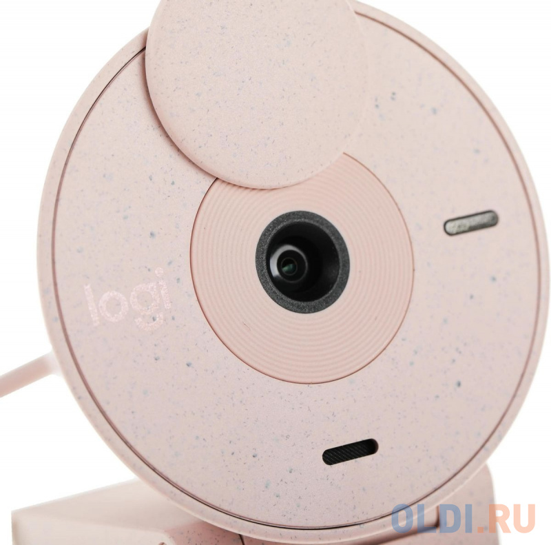 Веб-камера/ Logitech Brio 300 Full HD webcam - ROSE - USB