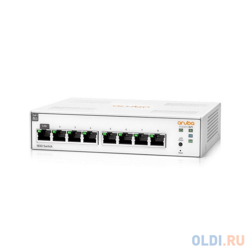 JL810A HPE Коммутатор Aruba Instant On 1830 8G Web-managed fanless Switch в Москвe