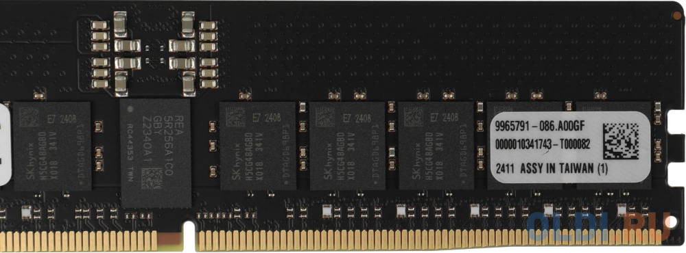 Модуль памяти Kingston 32GB DDR5 6800 FURY Renegade Pro RDIMM Black XMP ECC Registered DIMM (Single Module) 2RX8 34-44-44 1.4V 288-pin 16Gbit