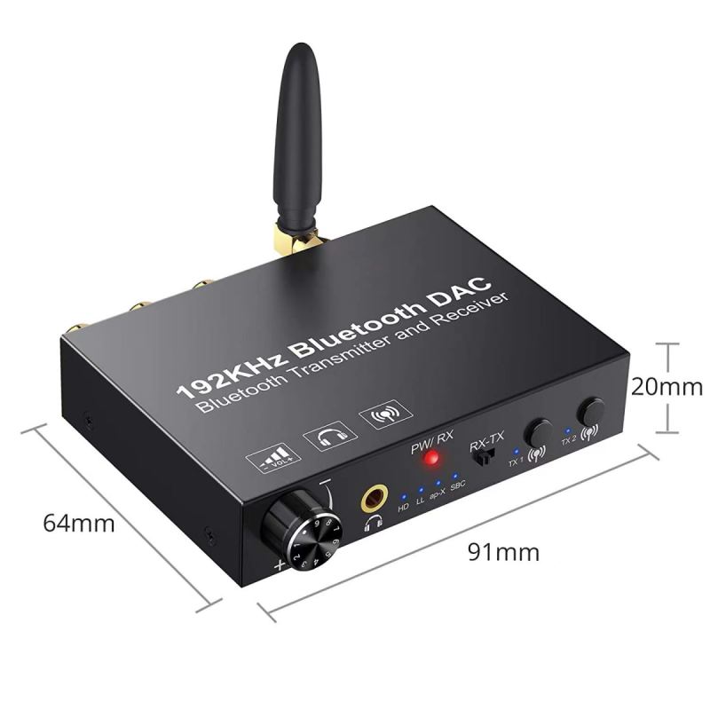 ЦАП Palmexx DAC Bluetooth 5.3 TX+RX PX/YN28