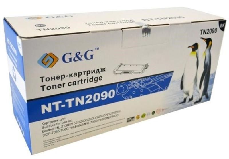 Картридж лазерный G&G NT-TN2090 черный (1000стр.) для Brother HL-2130/2240/2250DN;DCP-7055/7060/7065DN;MFC-7360/7460DN в Москвe