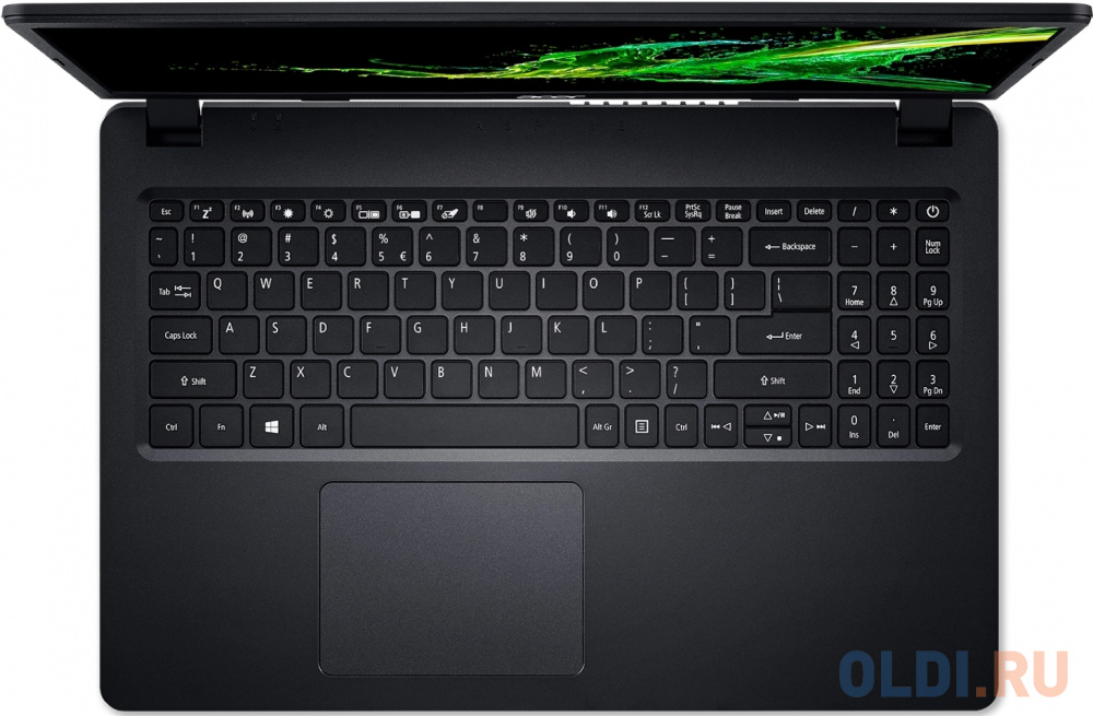 Ноутбук Acer Aspire 3 A315-56-399N 15.6" 1920x1080 Intel Core i3-1005G1 SSD 512 Gb 8Gb Intel UHD Graphics черный DOS NX.HS5ER.02E