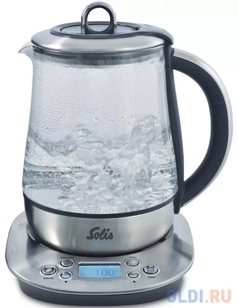 Чайник заварочный Solis Tea Kettle Digital 1400 Вт прозрачный 1.2 л металл/стекло в Москвe