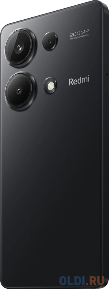 Redmi Note 13 Pro Midnight Black (23117RA68G), 16,9 cm (6.67") 20:9 2400 x 1080, 2х2.8 ГГц + 6х2.0 ГГц, 8 Core, 8 GB, 128 GB, 200 МП/16Mpix, 2 Si