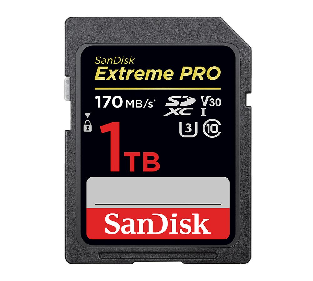 Карта памяти 1Tb SanDisk Extreme Pro SDXC UHS-I U3 V30 (170/90 MB/s)