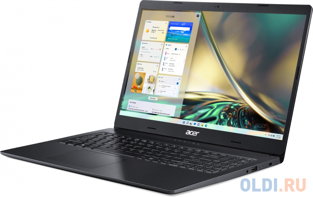 Ноутбук Acer Aspire 3 A315-43 15.6" 1920x1080 AMD Ryzen 5-5500U SSD 512 Gb 8Gb AMD Radeon Vega 7 черный Windows 11 Home NX.K7CER.008 в Москвe