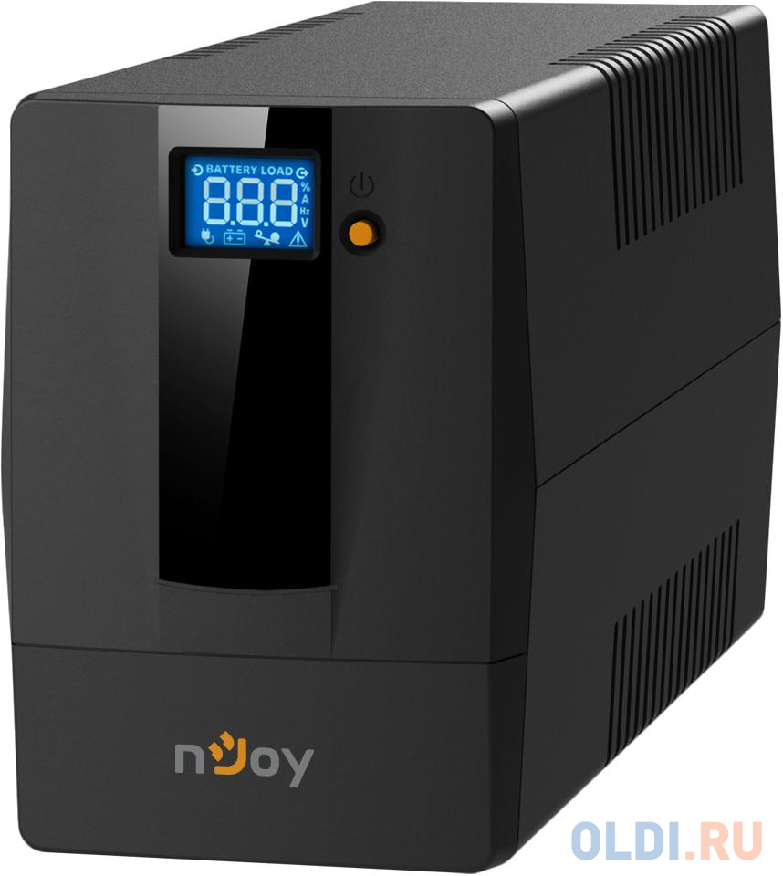 ИБП nJOY UPS 600VA Horus Plus 600 (эфективная мощьность 360Вт, LCD, ,батарея 7 Ач, 2 евро розетки)