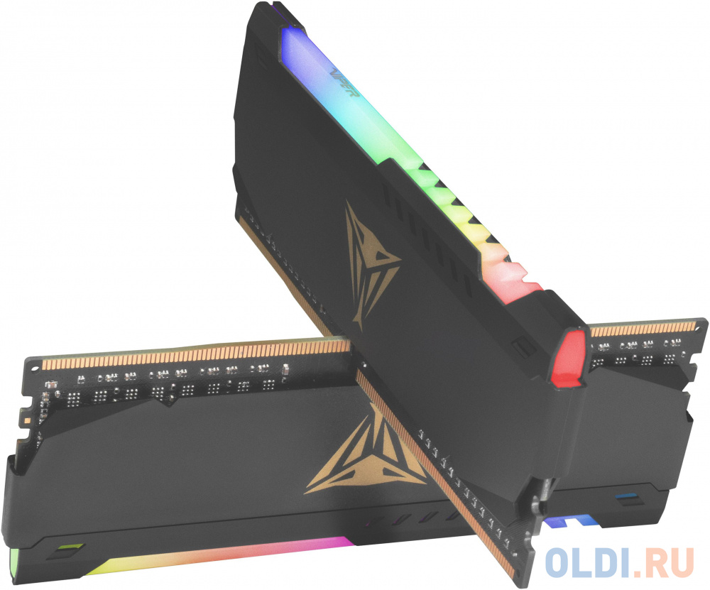 Память DDR 4 DIMM 64Gb (32Gbx2) PC28800, 3600Mhz, CL20, PATRIOT Viper Steel RGB Kit (PVSR464G360C0K) (retail)