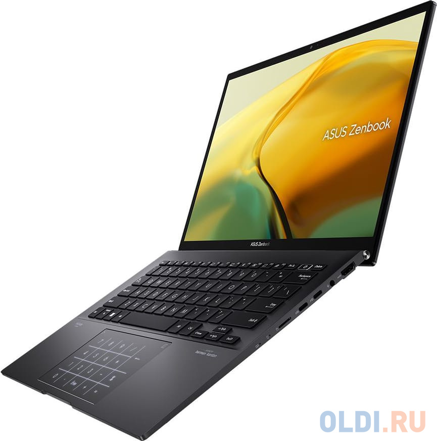 ASUS Zenbook 14 UM3402YA Ryzen 5 7430U 16Gb SSD 512Gb AMD Radeon Graphics 14 WQXGA IPS Cam 75Вт*ч No OS Черный UM3402YA-KP845 90NB0W95-M01KB0