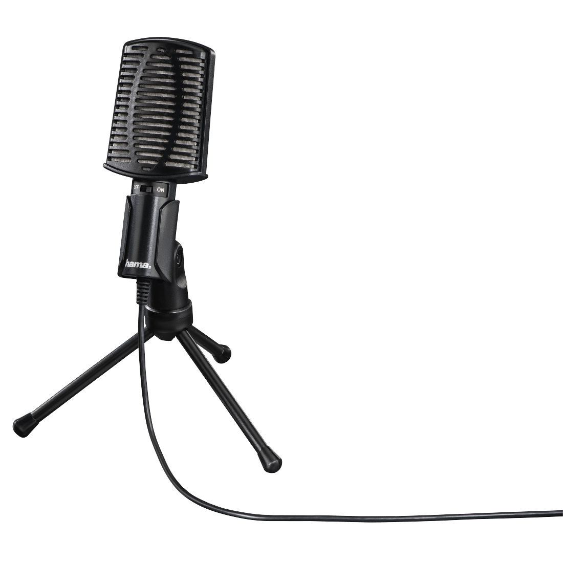 Микрофон HAMA Allround, конденсаторный, черный (00139906)