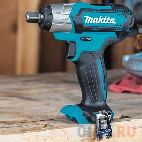 Makita TW141DWAE Гайковерт ак(уд) [TW141DWAE] { 12В,2х2Ач Li-ion,0-3200у\\м,145Нм,квадрат 1\\2",1.1кг,чем,подсв,M8-M16 } в Москвe