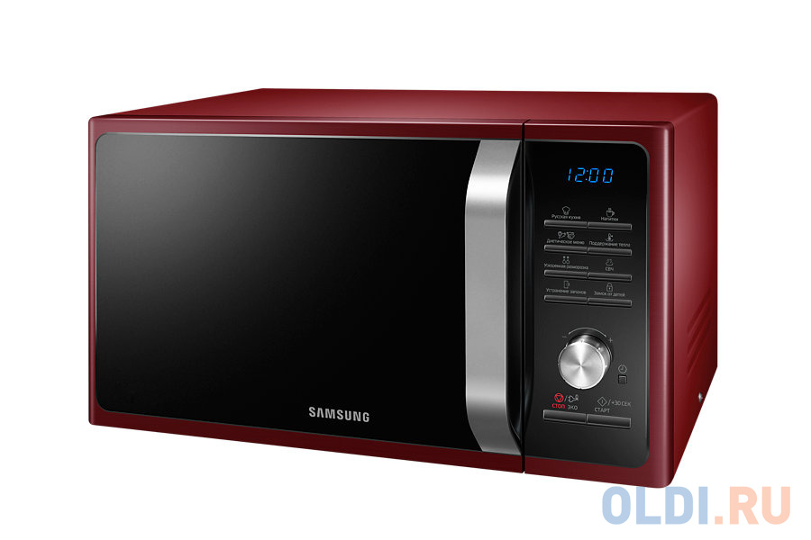 Микроволновая печь Samsung MS23F301TQR красный, 800 Вт, 23л [MS23F301TQR/BW]