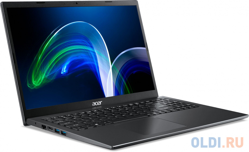 Ноутбук Acer Extensa 15 EX215-54-54FE Core i5 1135G7 8Gb SSD512Gb Intel Iris Plus graphics 15.6" IPS FHD (1920x1080) Eshell black WiFi BT Cam (NX