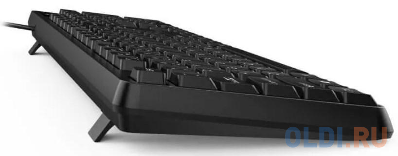 Клавиатура проводная узкая Genius Smart KB-117, USB, 104 клавиши, защита от проливаний, регулировка наклона, размеры: 441.7x137.2x26.9 мм, вес: 488г.