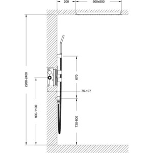 Душевая система Timo Petruma с термостатом, золото матовое (SX-5029/17SM)