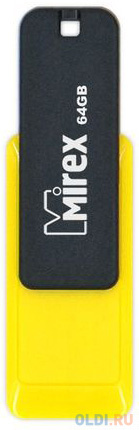 Флешка 64Gb Mirex City USB 2.0 желтый 13600-FMUCYL64