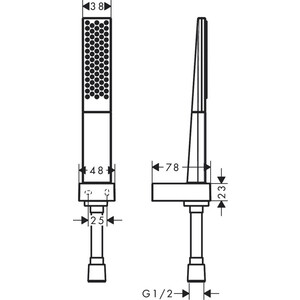 Душевой набор Hansgrohe Rainfinity хром (26857000)