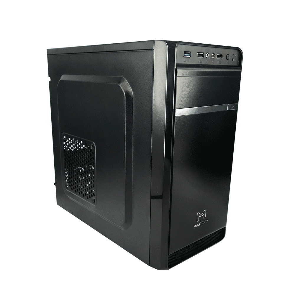 Корпус Mastero BCM-06, mATX, Mini-Tower, USB 3.0, черный, без БП (MS-BCM-06-FB)