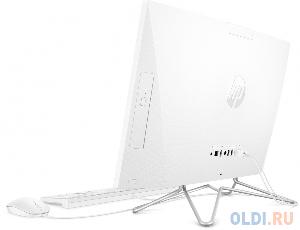 Моноблок HP 24 23.8" Full HD i5 1135G7 (2.4) 8Gb 1Tb Iris Xe CR Free DOS 3.0 Home GbitEth WiFi BT 90W клавиатура мышь Cam белый 1920x1080