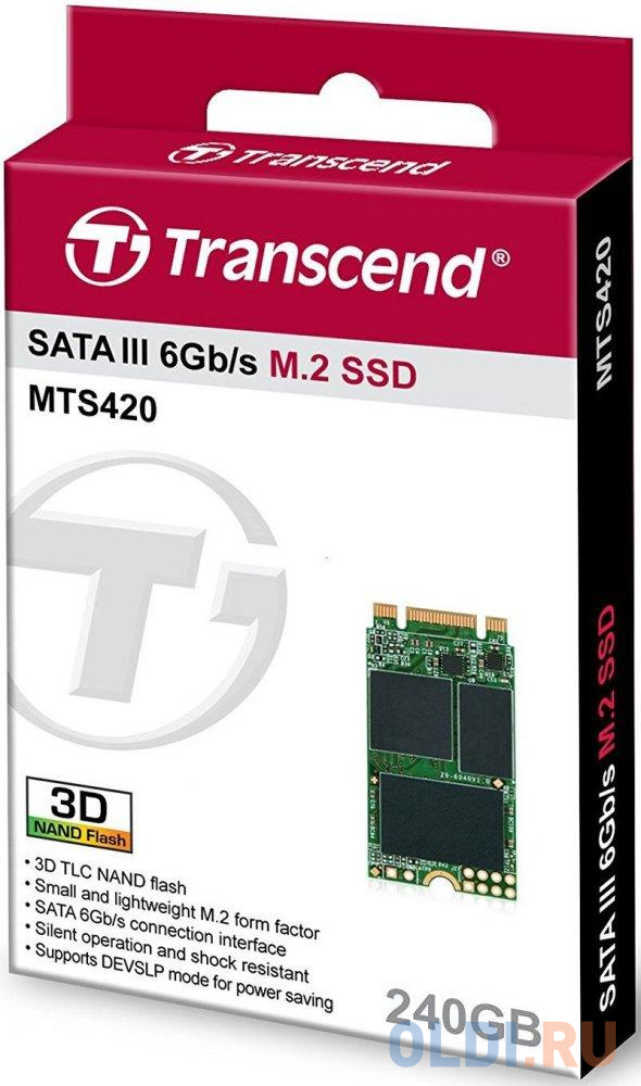 SSD накопитель Transcend MTS420 240 Gb SATA-III