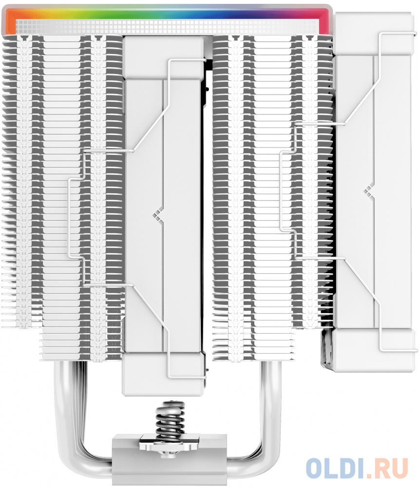 DEEPCOOL AK620 DIGITAL WH LGA20XX/1700/1200/115X/AM5/AM4 (8шт/кор, TDP 260W, PWM, DUAL Fan 120mm, 6 тепл. трубок, ARGB, белый) RET в Москвe