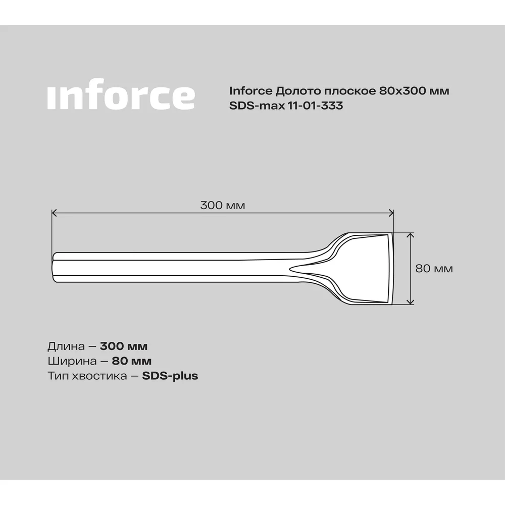 Плоское долото Inforce